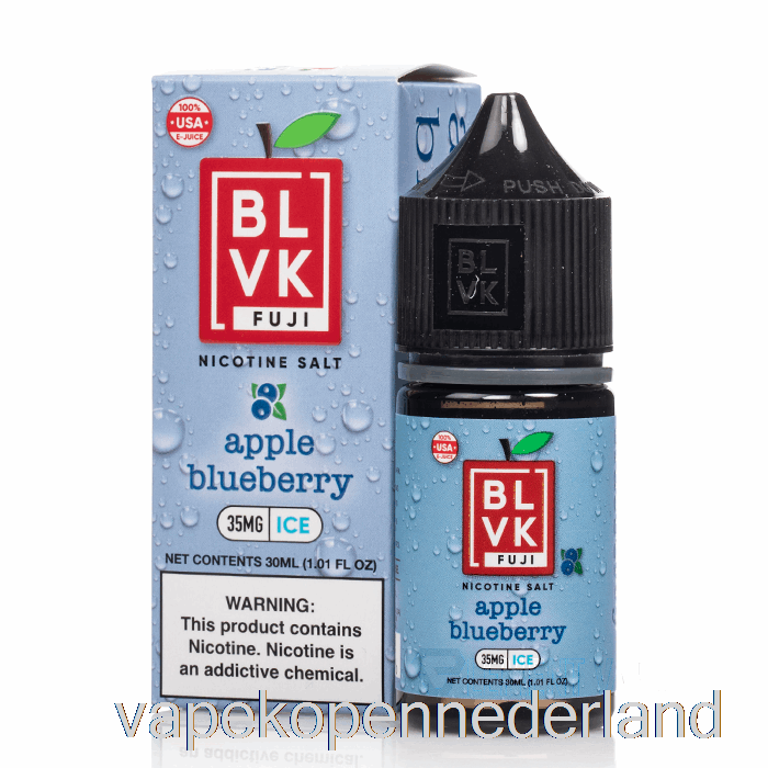 Vape Nederland Appel Bosbessenijs - Blivk Fujizouten - 30ml 35mg